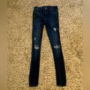 Hollister Ripped High Rise Jean Leggings